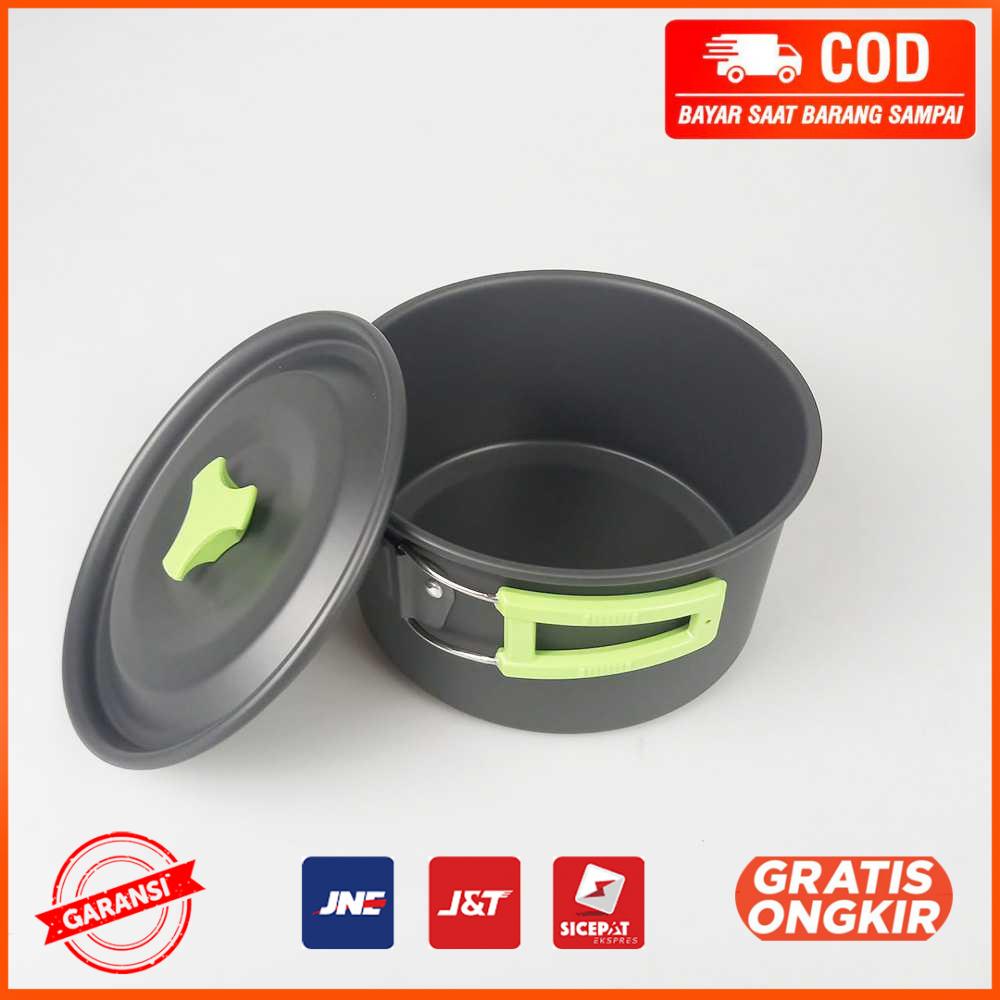 Panci Masak Cooking Set Camping Outdoor 3 PCS