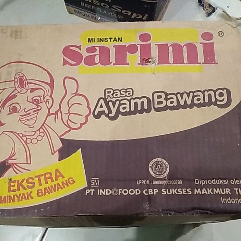 Sarimi Ayam Bawang 1 dus isi 40 bks x 75gr