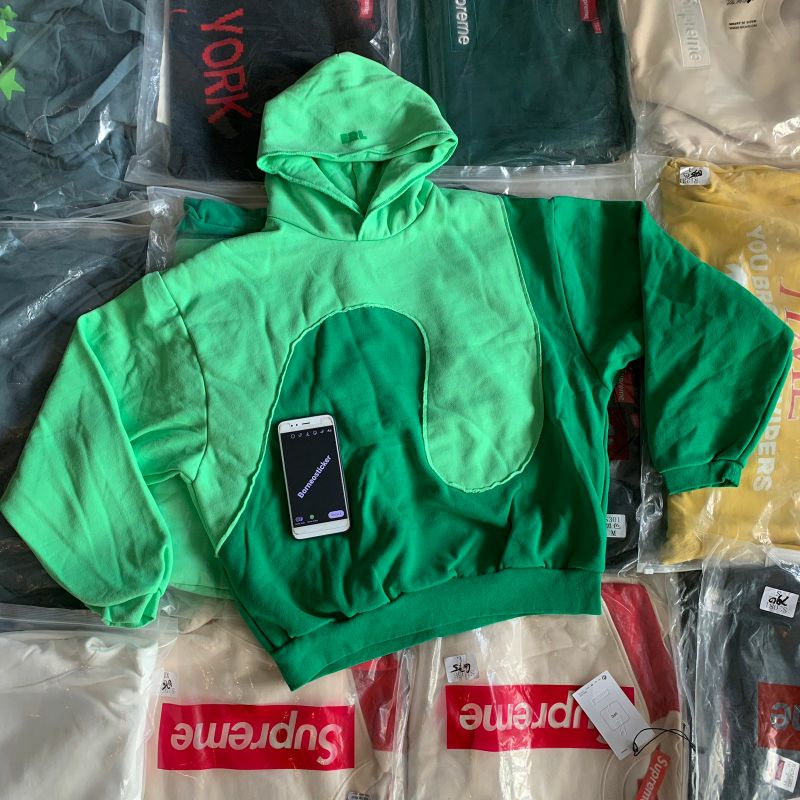 HOODIE ERL SWIRL KANYE