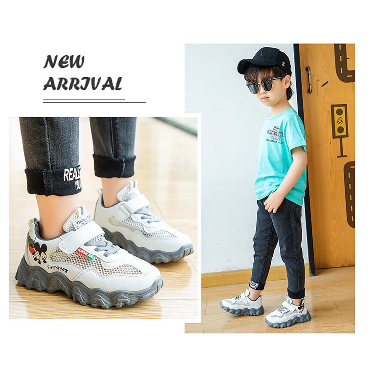 littlekiddoss SH2091 Sepatu Anak Karakter Sneakers Kartun Anak Import 37