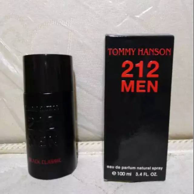 Tommy Hanson 212 Men EDP Parfum Pria- Black Classic 100ml