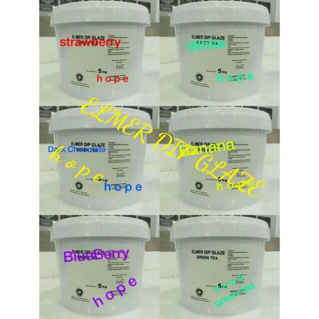 

Elmer Dip Glaze 5Kg All Varian | Saus Glaze | Topping Glaze Lumer