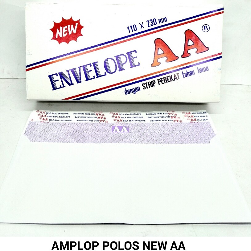 

Amplop New AA Polos Panjang 90