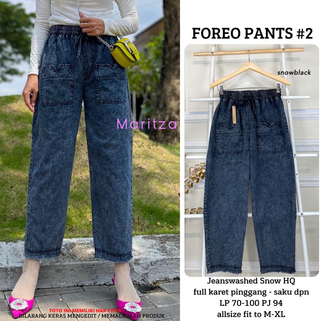 Foreo Jeans Panst # 2 - Celana Panjang Jeans Wanita 3091