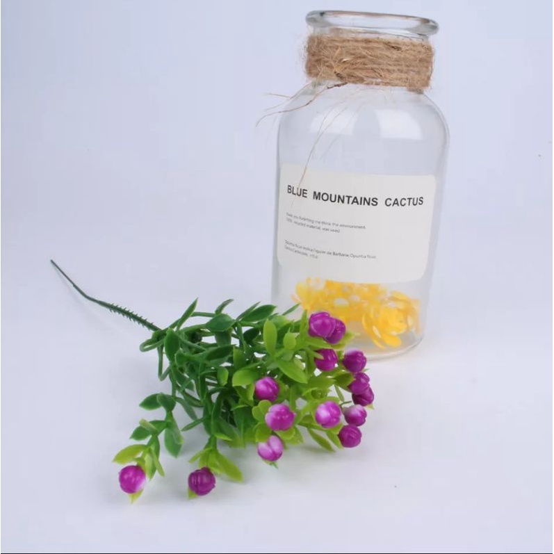 Bunga Milan Air Rumput / Bunga Buatan / Bunga Artificial-Magenta