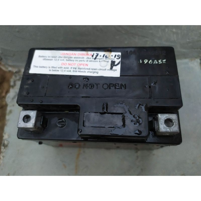 Aki Bekas Merk Honda Original GTZ5S Sepeda Motor