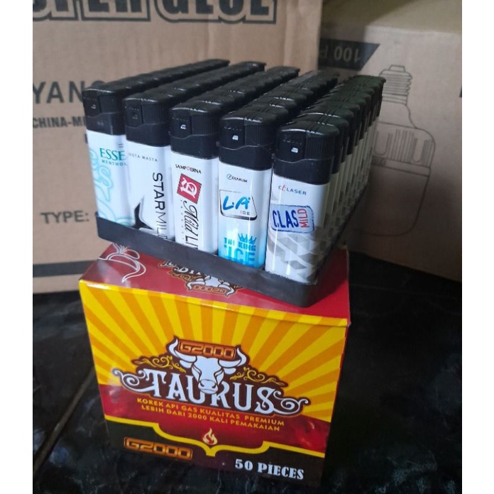 korek bensin magnet gambar/polos/senter