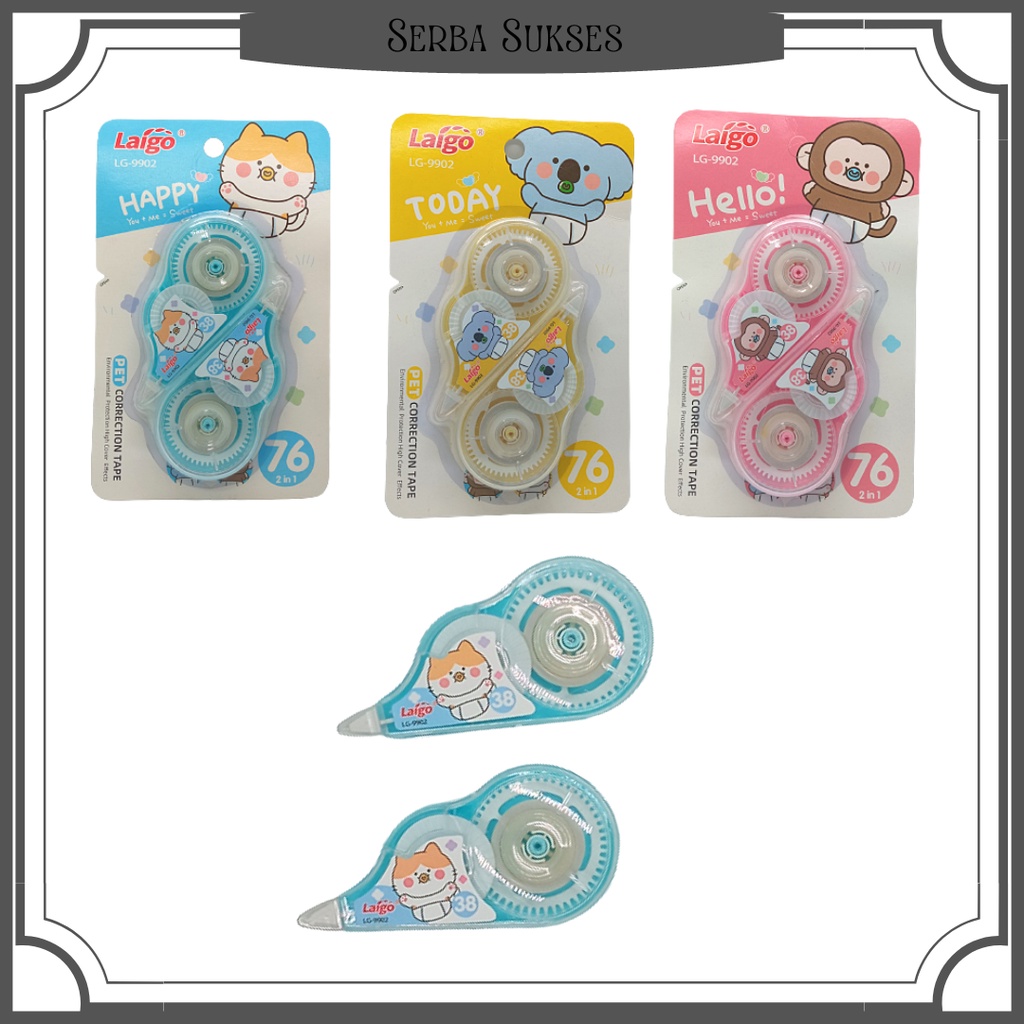

Correction Tape 2pcs Karakter/Tipe x 2pcs A530