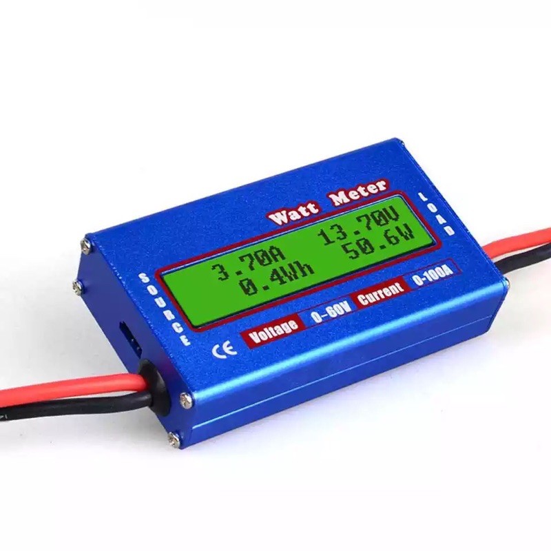 Voltmeter DC 60V 100A KWh Watt meter Ampmeter Wattmeter