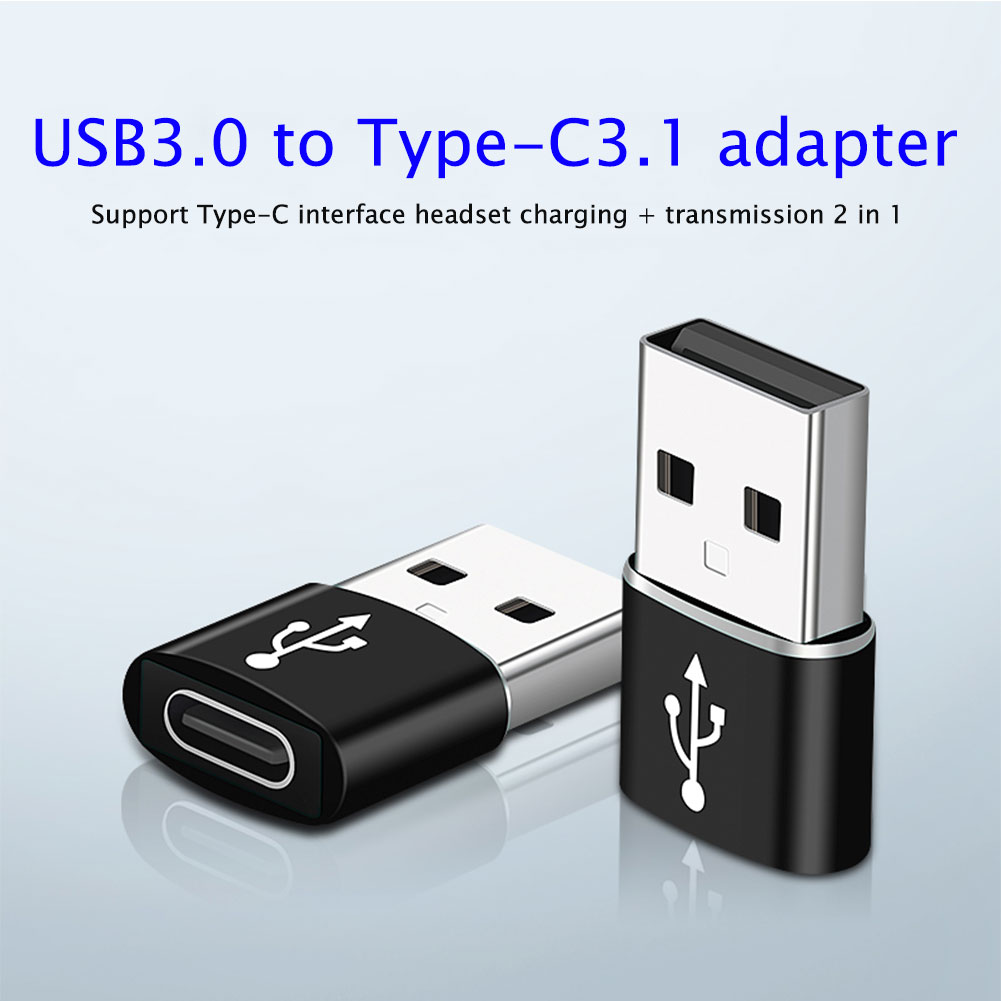 Adapter Konektor Konverter Usb 3.0 Tipe A Male Ke Usb 3.1 Tipe-C Female Untuk Android Universal