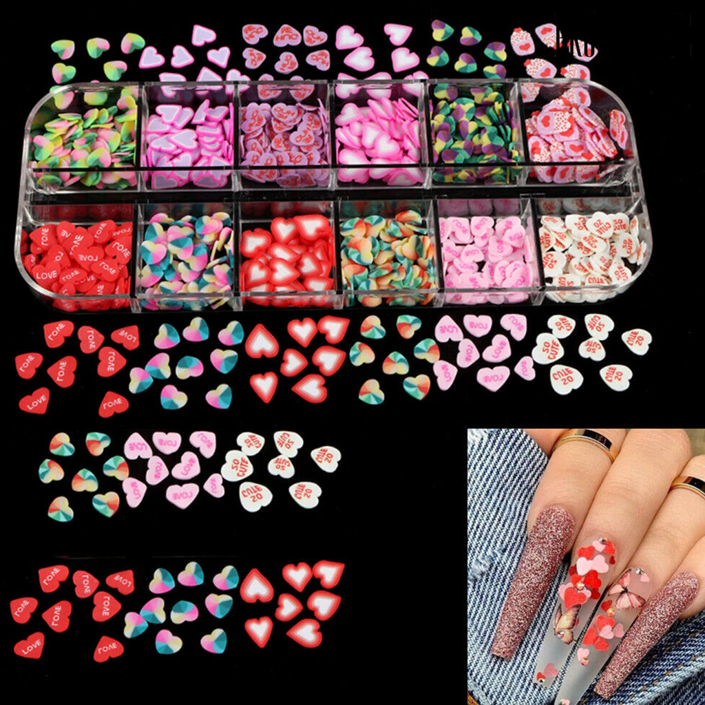Providence Stiker Kuku 12 Sekat Untuk Nail Art / Manicure Diy