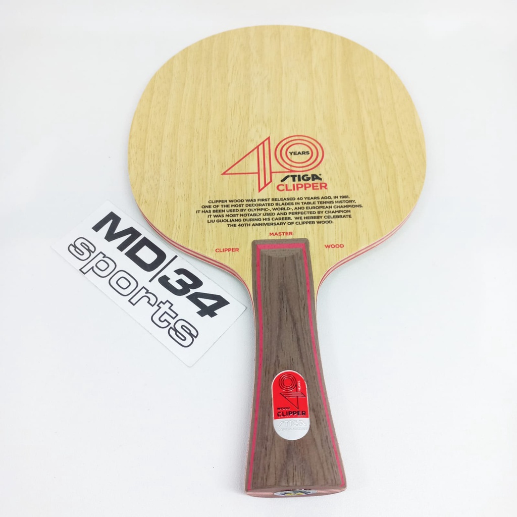 KAYU STIGA CLIPPER WOOD 40 YEARS ANNIVERSARY (CLIPPER) LIMITED EDITION