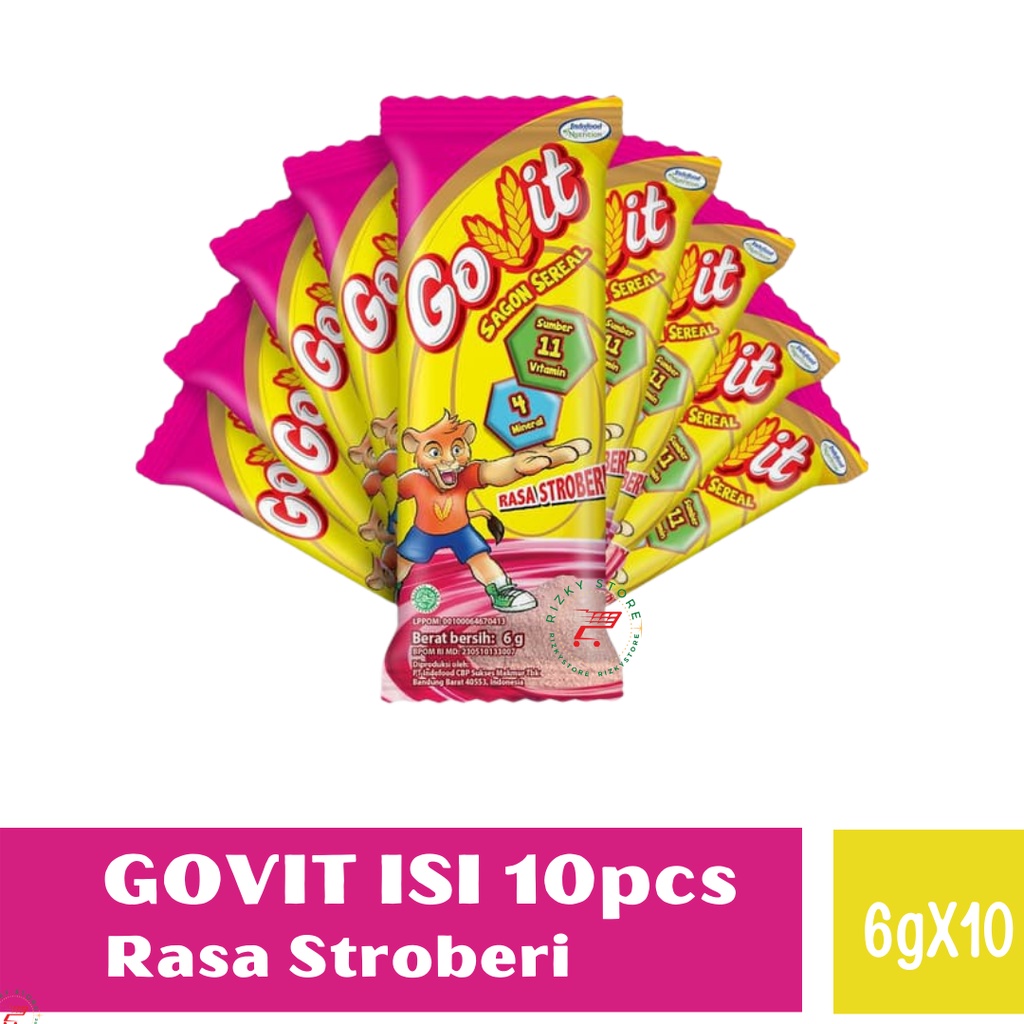 GOVIT Sagon sereal 6g isi 10 pcs 3 Varian