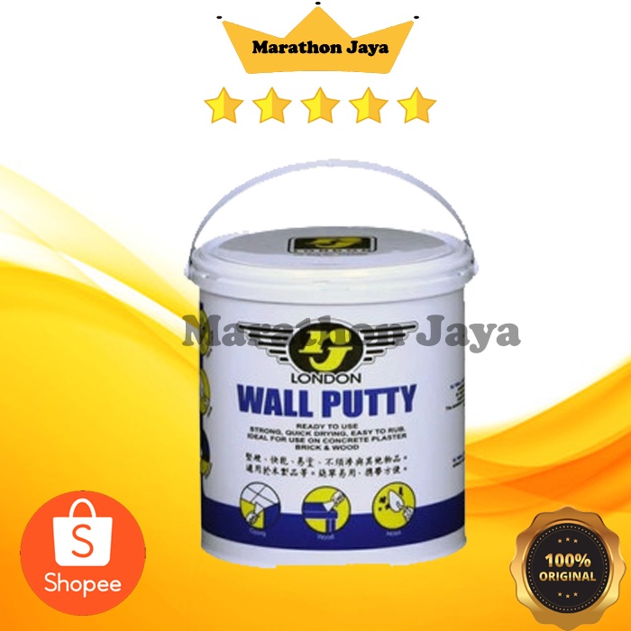 RJ dempul tembok plamir 5 kg wall putty