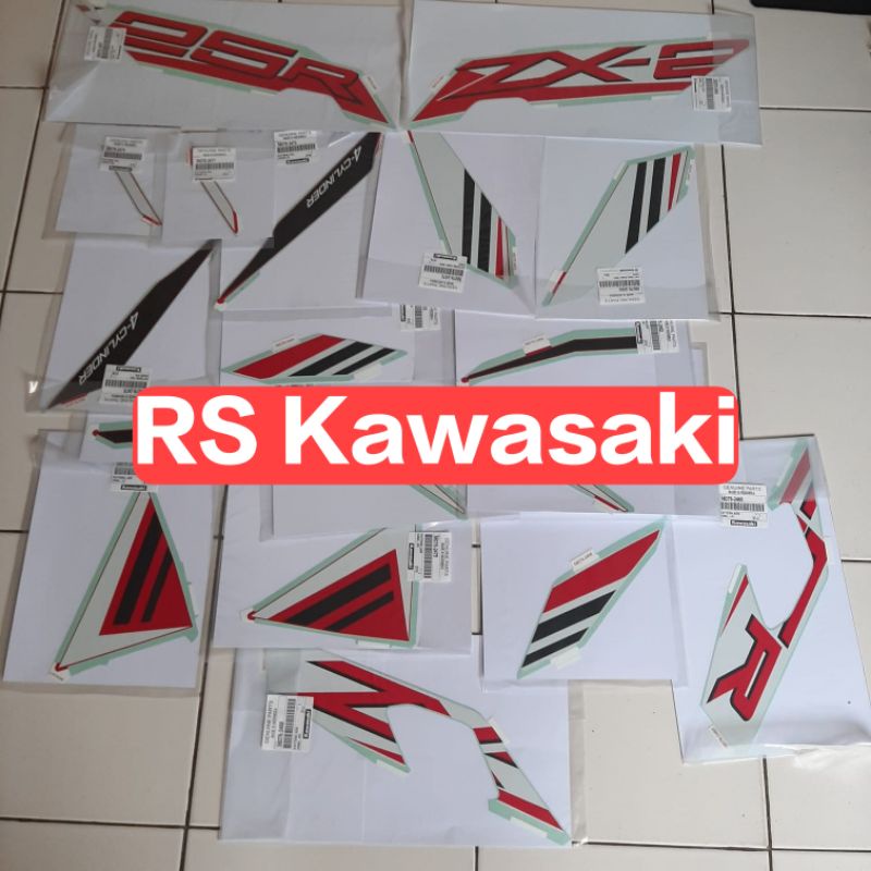 stiker setiker zx25r zx25 zx 25 r merah 2022 full set original