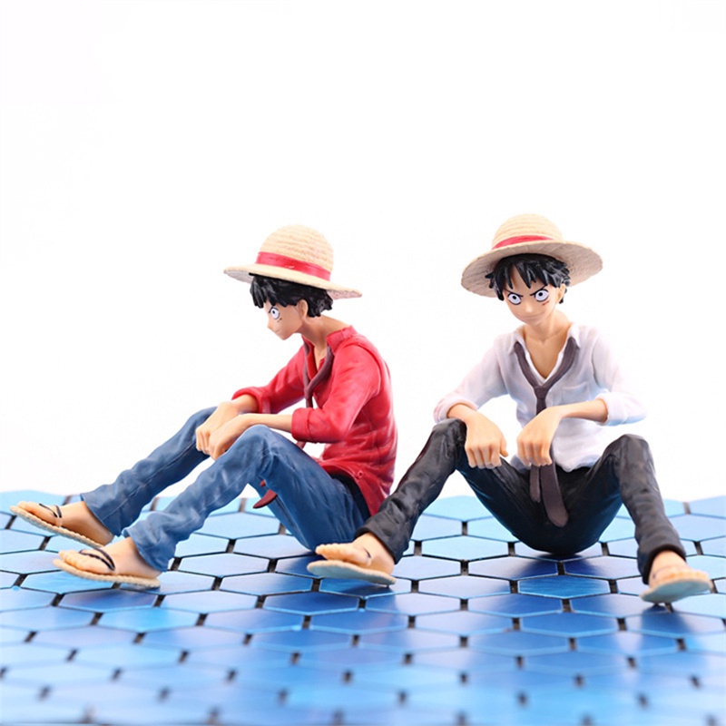 Mainan Action Figure Model Anime D Luffy Monkey Bahan PVC Ukuran 12cm Untuk Koleksi