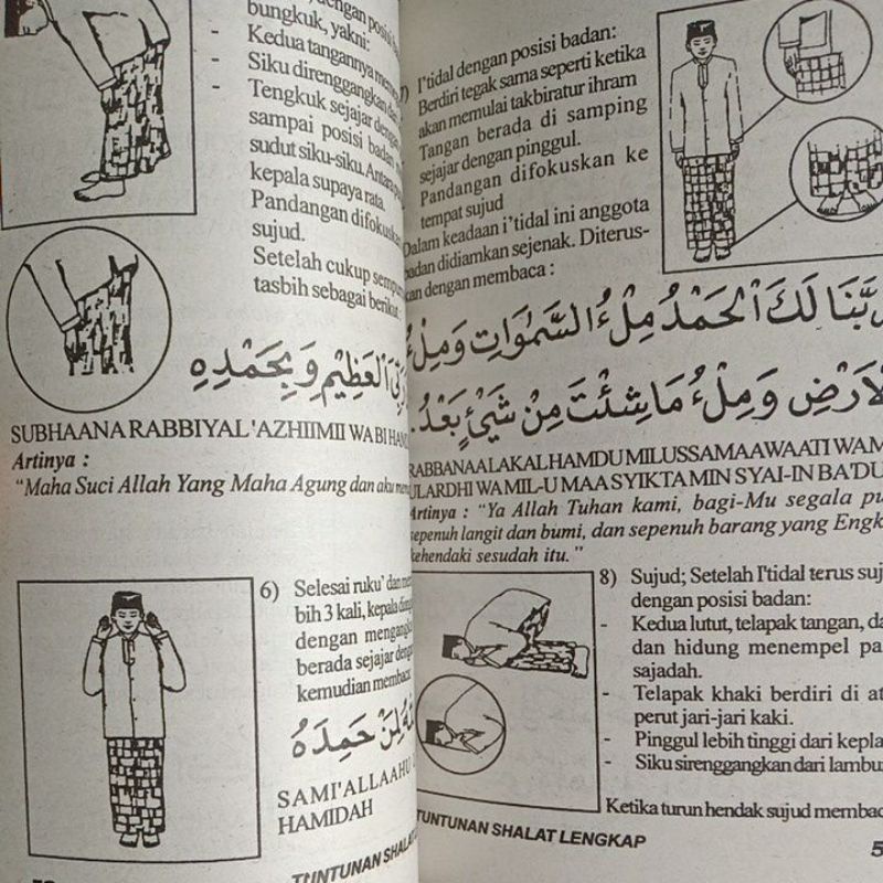 Buku Tuntunan Shalat Lengkap disertai Asmaul Husna Dzikir dan Wirid