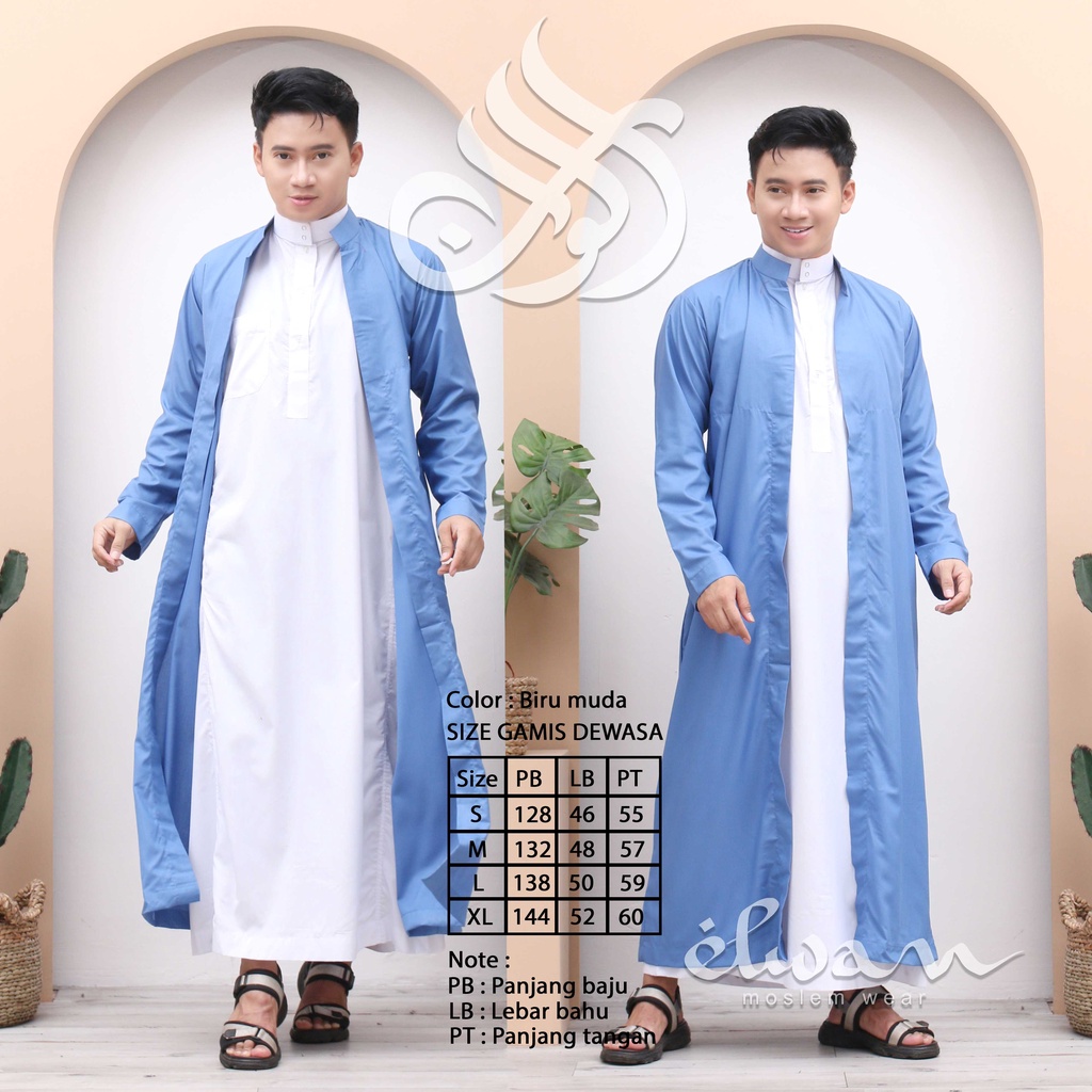 JUBAH LUARAN WARNA B