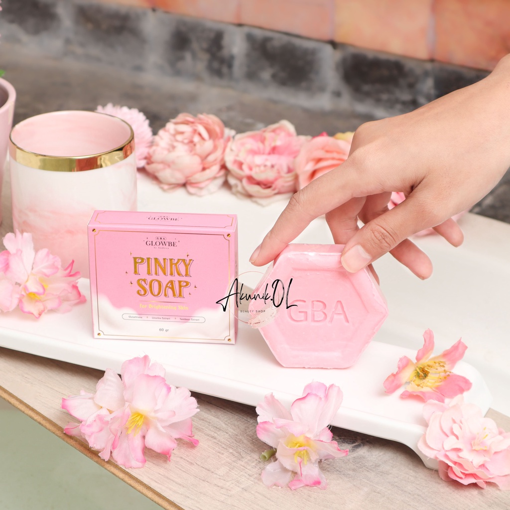 SABUN PENCERAH KULIT | Glowbe Pinky Soap For Brightening Skin glowbe