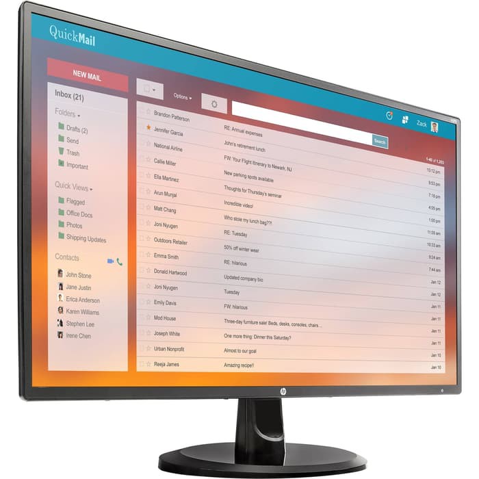 Monitor LED HP V270, IPS, VGA, HDMI Full HD