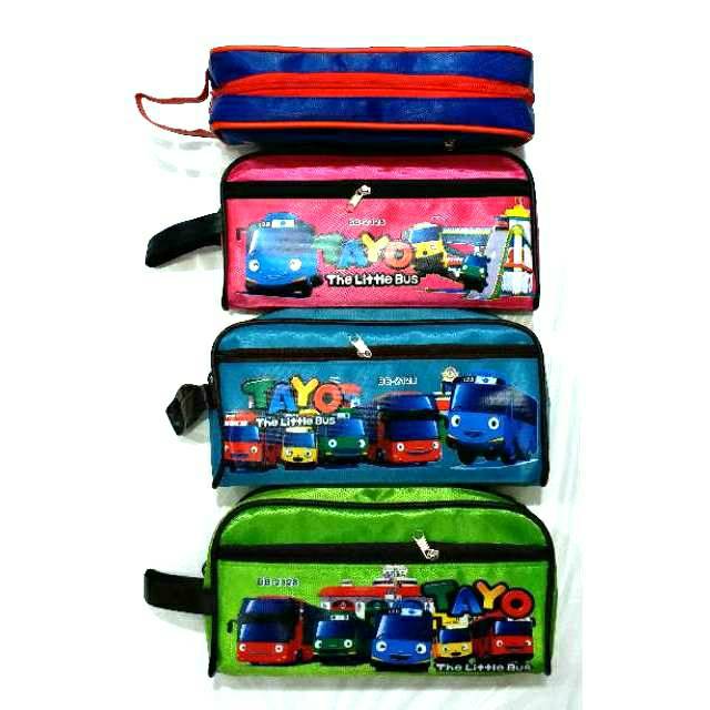 Pencil Case/Kotak Tempat Pensil Canvas Fancy Tayyoo