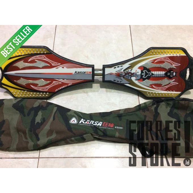 Waveboard U002F Snakeboard U002F Ripstick U002F Skateboard Roket U002F Swayboard Kansa "Harga