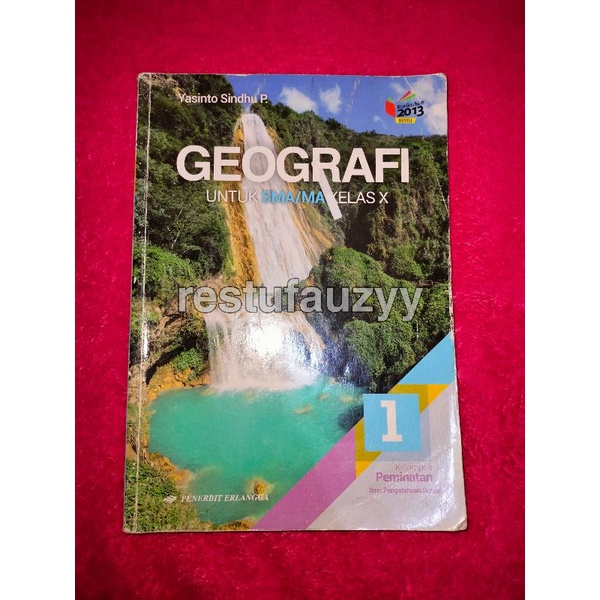 PRELOVED BUKU GEOGRAFI KELAS 10 PENERBIT ERLANGGA