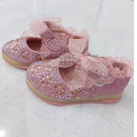 Sepatu Import Pink Blink Blink anak perempuan Size 23