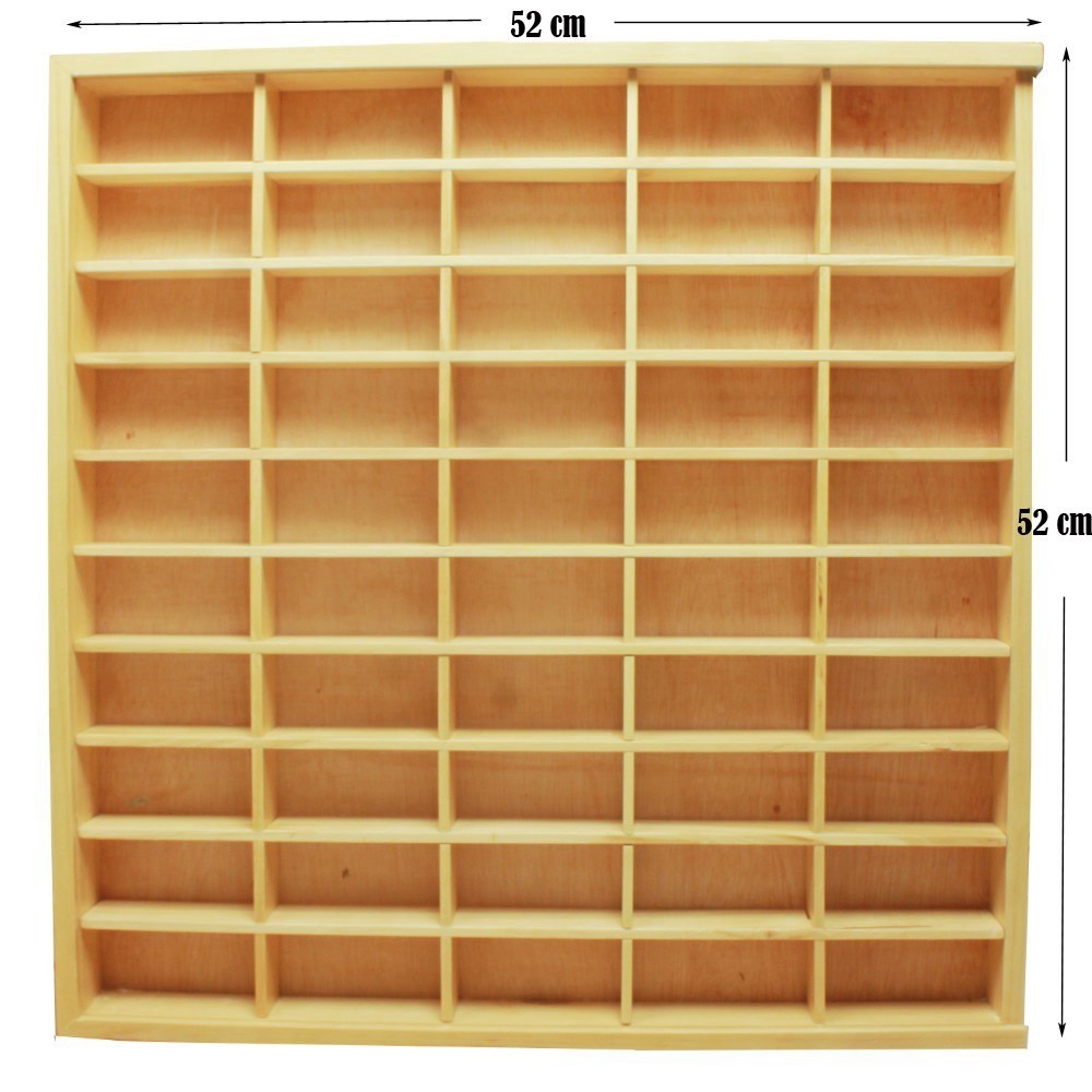 Rak Hotwheels Isi 50 Rak Hot wheels Rak Diecast Kayu