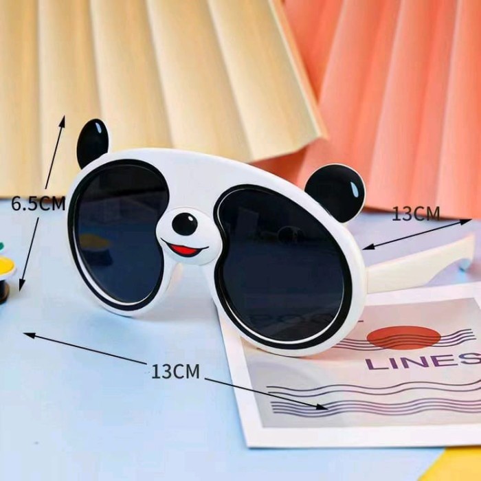 Kacamata Hitam Anak Polarized Sunglasses Kids Bentuk Panda Anti Silau