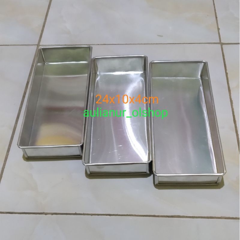 loyang kue 24x10 / loyang brownies sekat 24x10 / loyang 24x10x4