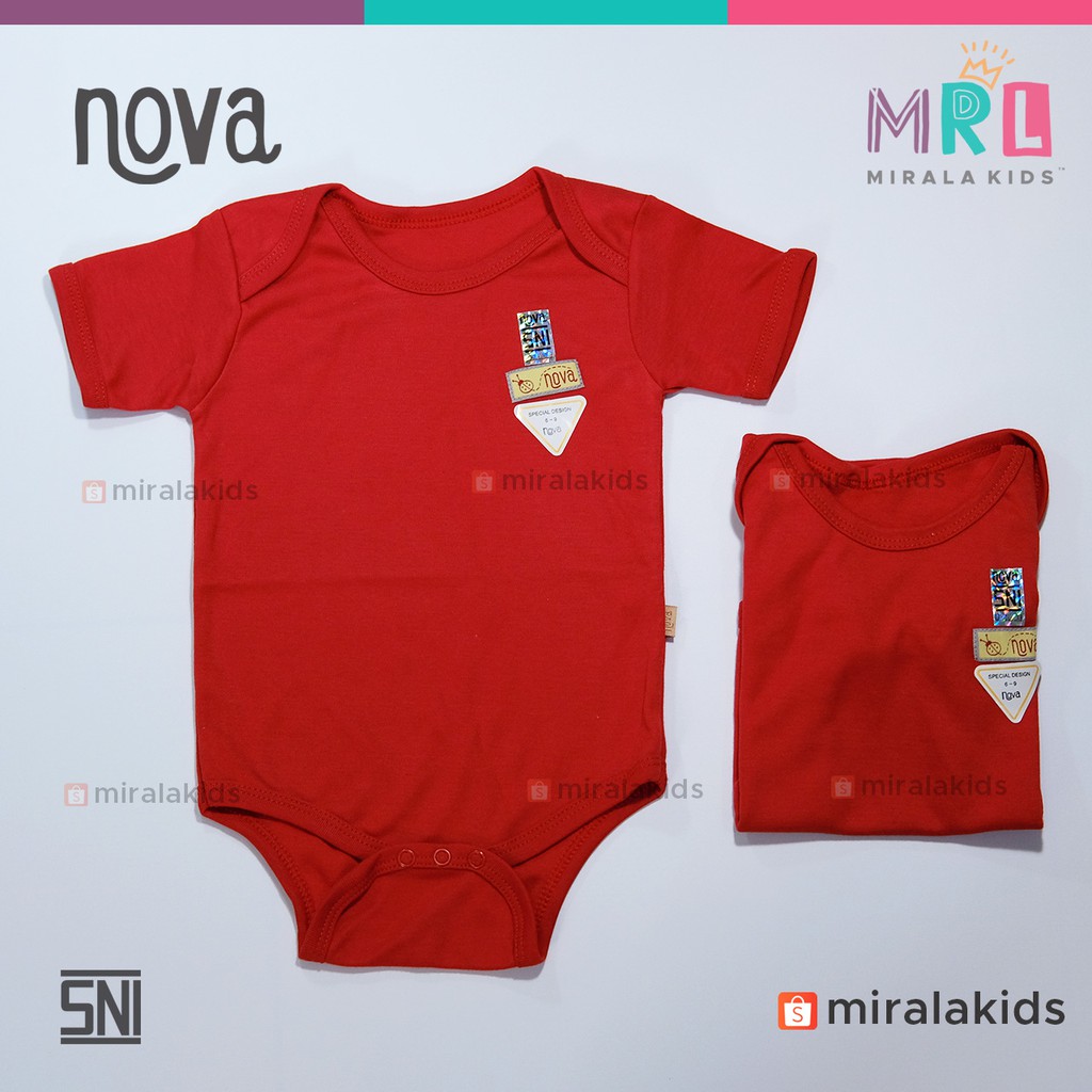 NOVA Jumper Bayi SNI - Jumper Nova Lengan Pendek Celana Segitiga