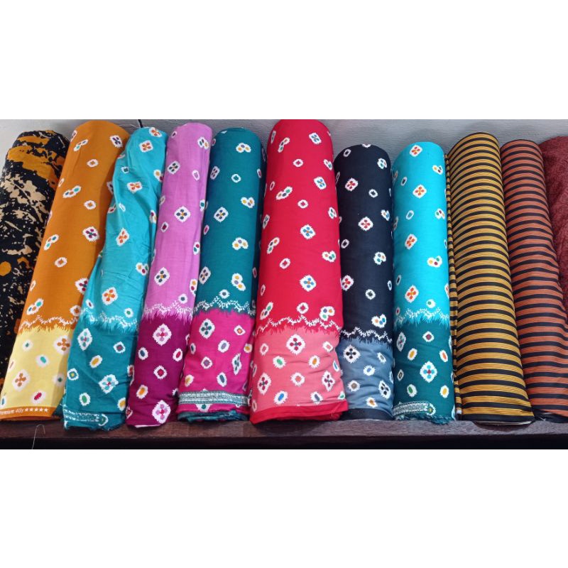 KAIN BATIK JUMPUTAN. LEBAR KAIN 1,15 METER (HARGA PER SETENGAH METER)