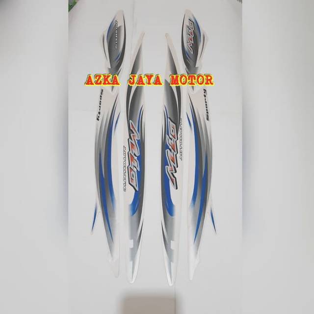 Striping / sticker yamaha mio sporty 2007 warna putih