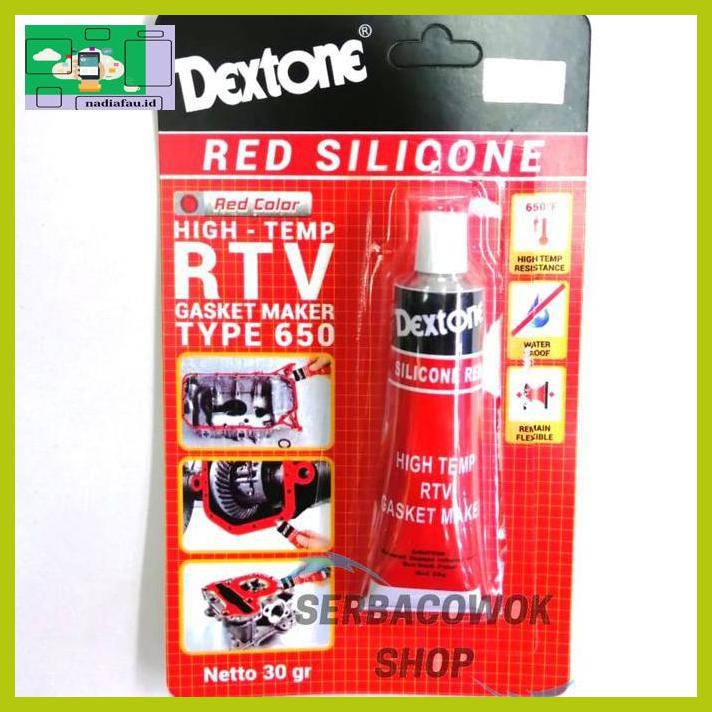 

R4E5Et- Lem Red Silicone/Packing Dextone Kecil Fyhf7T-