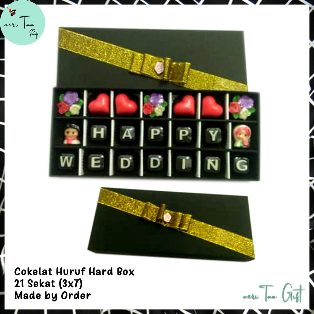 

Cokelat 21 Sekat 3x7 Hard Box | Cokelat Souvenir | Cokelat Huruf | Cokelat Angka | Cokelat Bingkisan