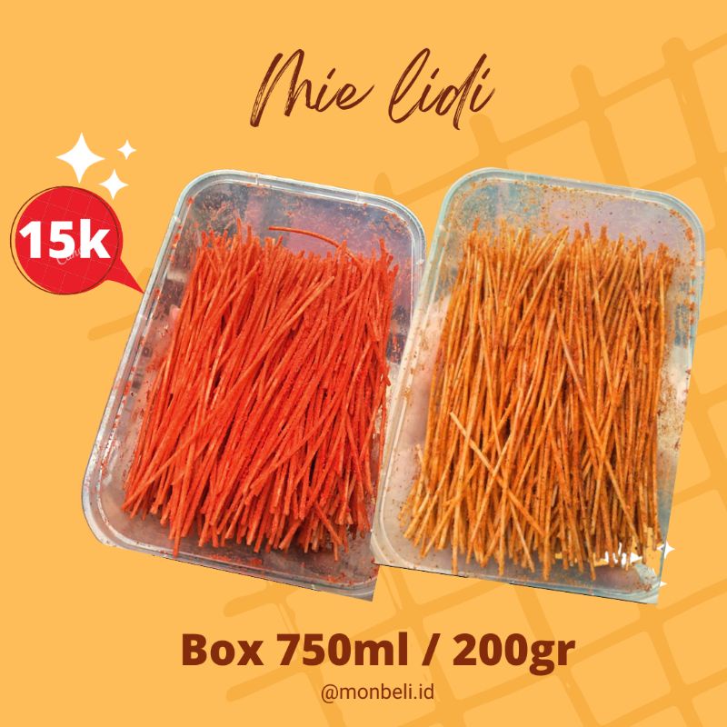 

MIE LIDI (kering/basah) 750ml