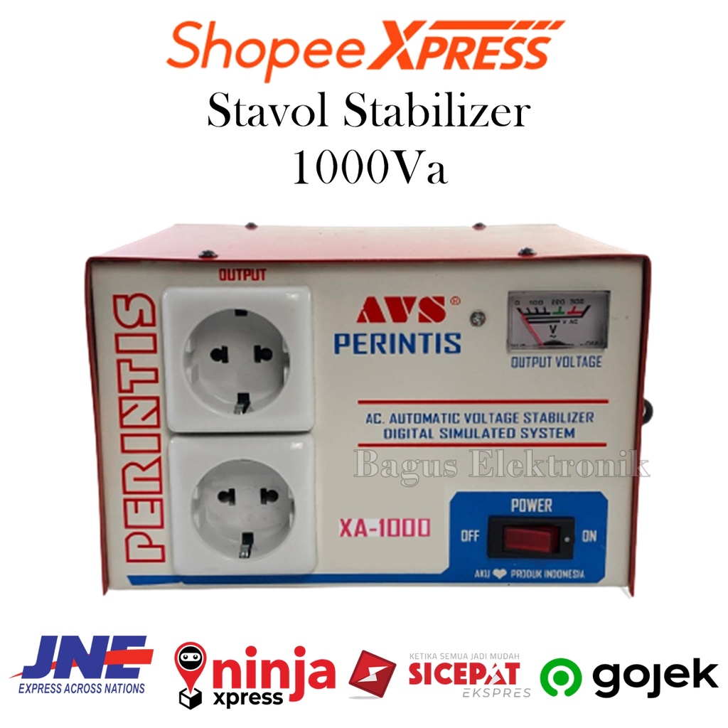 Stavol Stabilizer Perintis 1000watt 1000 Watt 1000w Stavol Svc 1000 original Stabilizer SVC 1000 Per