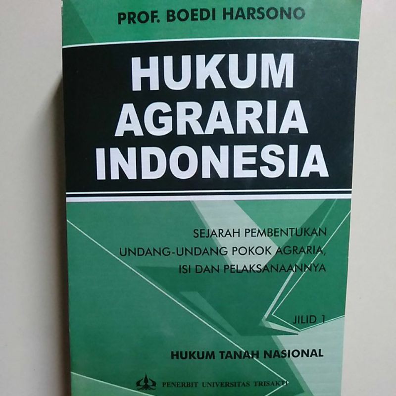 

Buku Hukum Agraria Indonesia