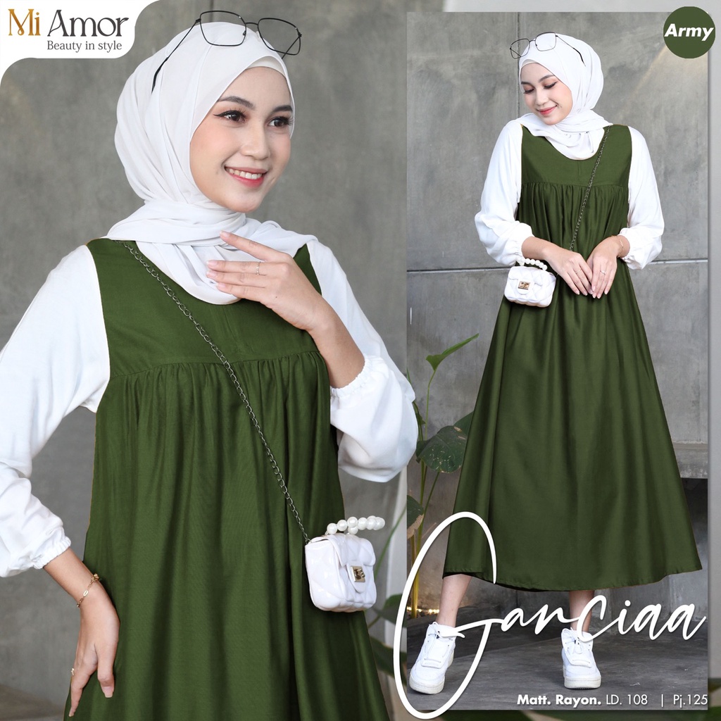 GARCIA dres midi gamis muslim original produk by mi amor