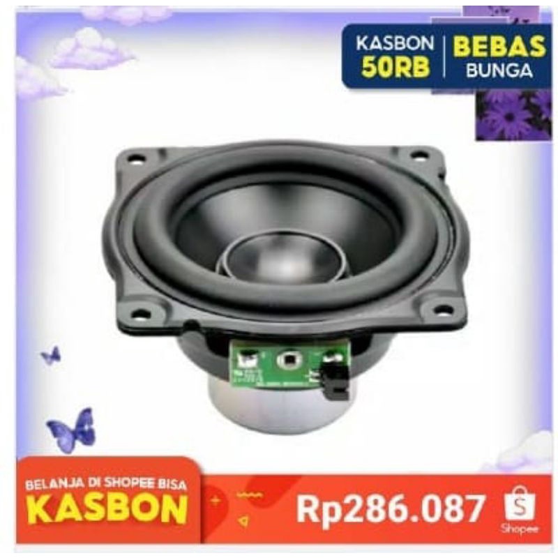 1pcs speaker aiyima 3 inch 15 Watt 4 ohm AURA NEODYMIUM