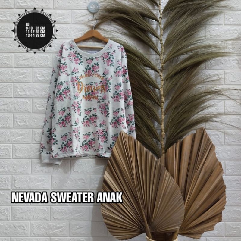 NEVADA SWEATER FLOWER ANAK