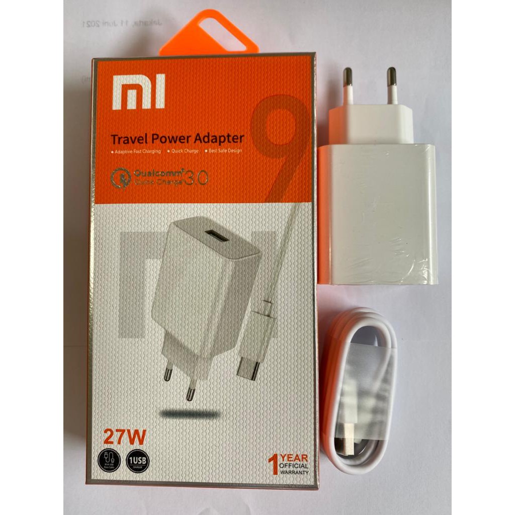 Charger Xiaomi Travel Power Adapter Qualcomm Quick Charger 3.0