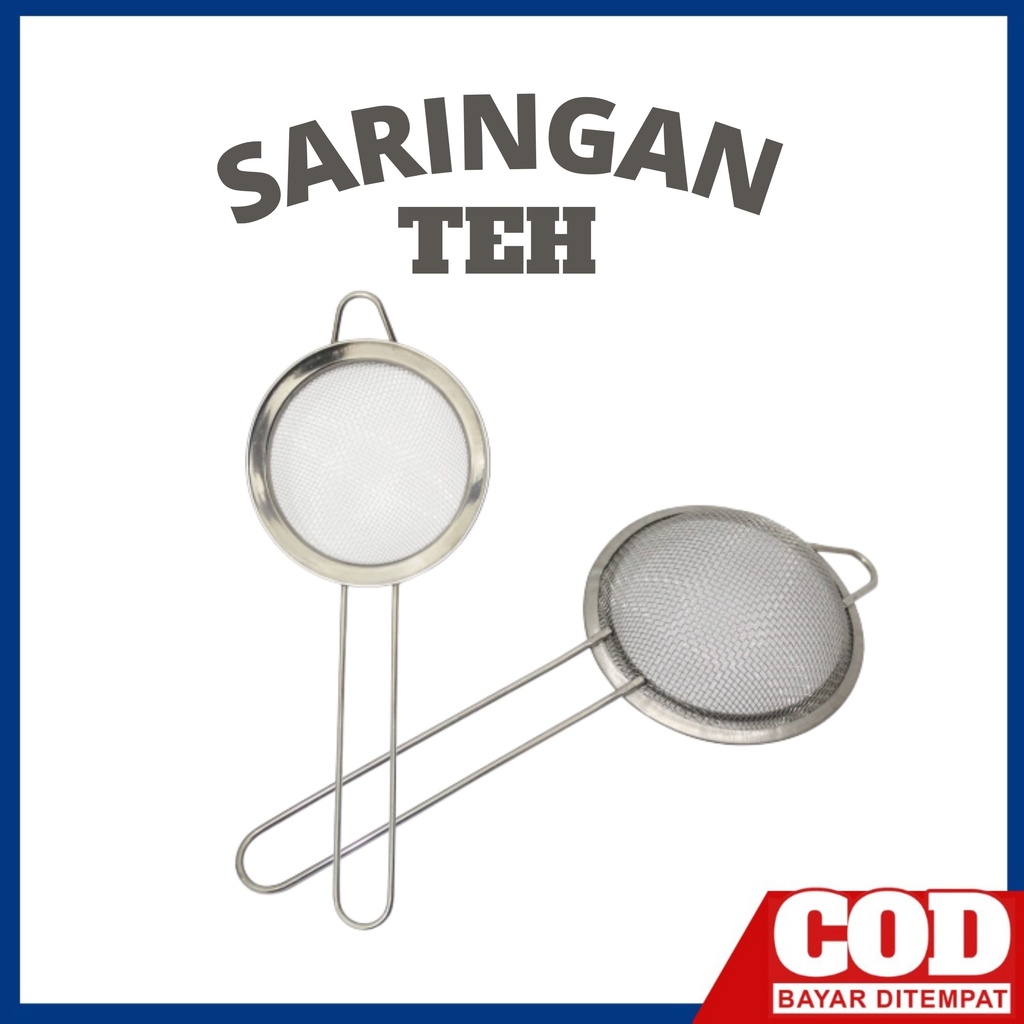 SARINGAN TEH &amp; KOPI Stainless Steel Penyaring Penyeduh Tea Infuser Strainer Filter Bag - HHD-213