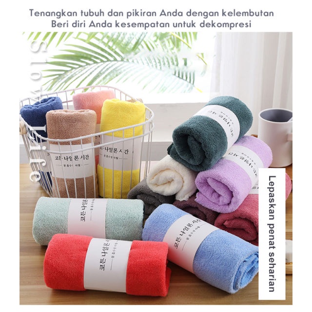 Handuk Travel Bulu Karang Tebal 75x35cm