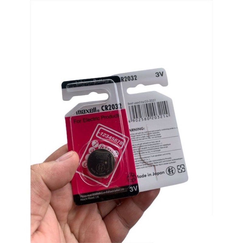 batre MAXELL CR 2032 single pack MAXELL original battery CR2032 japan