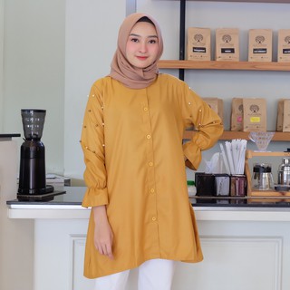  BAJU  TUNIK  HIJAB KAOS  MOTIF REMAJA KEKINIAN WANITA 