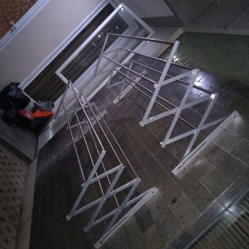 Jemuran dinding lipat 1.5 meter