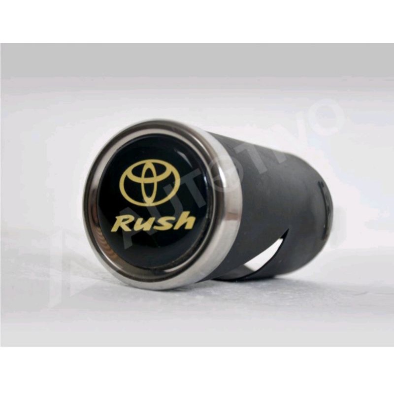 Rush Cover Knalpot Muffler Cutter Tutup Knalpot Black