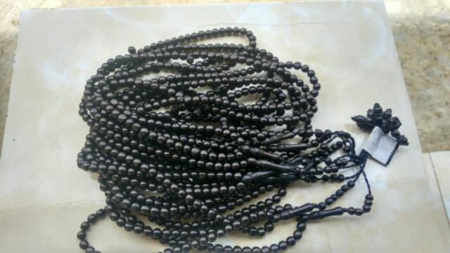 tasbih 99 kokka asli size 5 mm HITAM istambul turkie